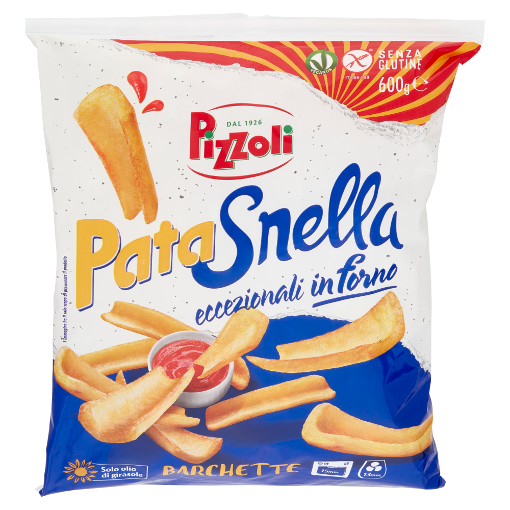 Pizzoli PataSnella Barchette 600 g