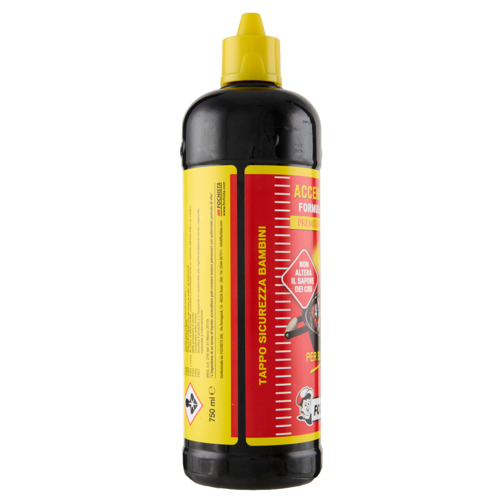 Fochista Accendifuoco Formula Inodore Premium Quality per Barbecue 750 ml