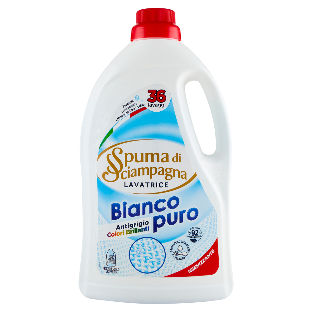 Spuma di Sciampagna Lavatrice Bianco puro 1620 ml