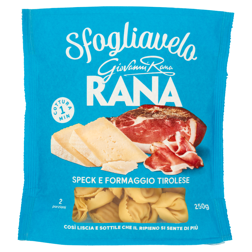 Giovanni Rana Sfogliavelo Speck e Formaggio Tirolese 250 g