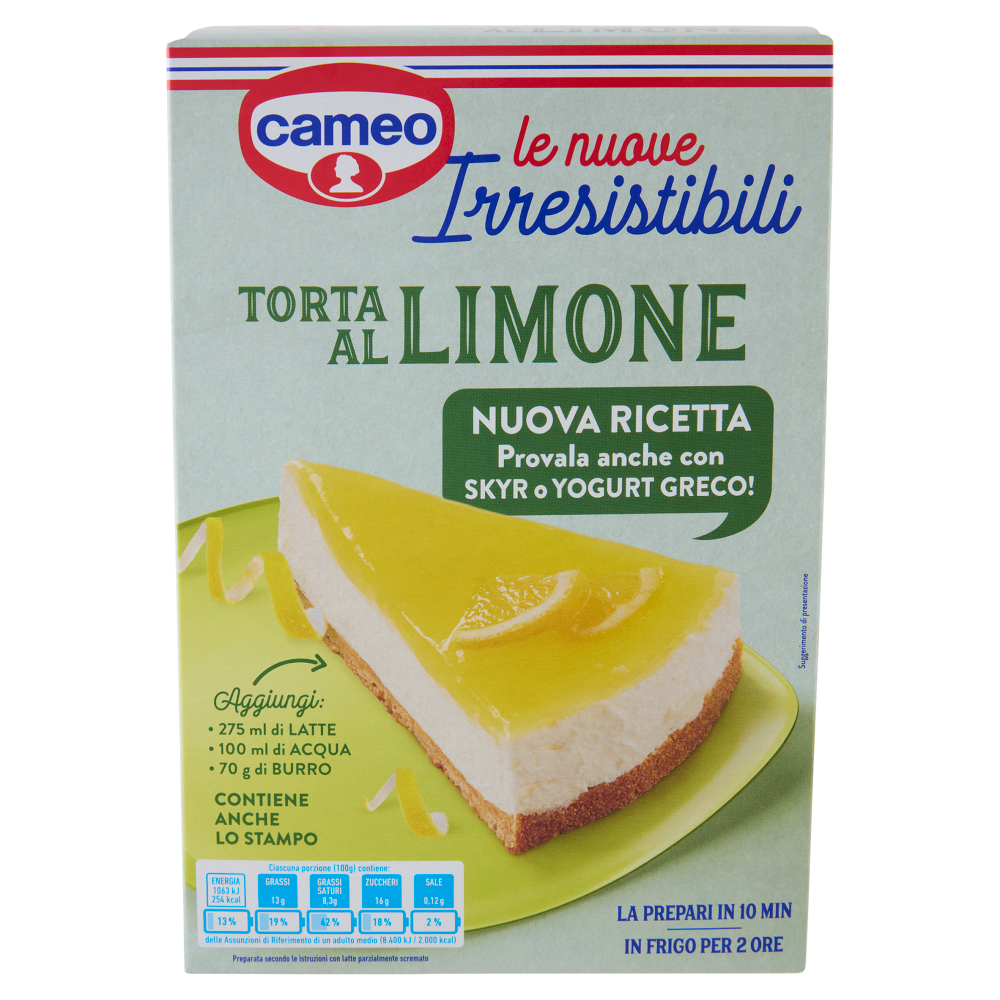 cameo le nuove Irresistibili Torta al Limone 257 g