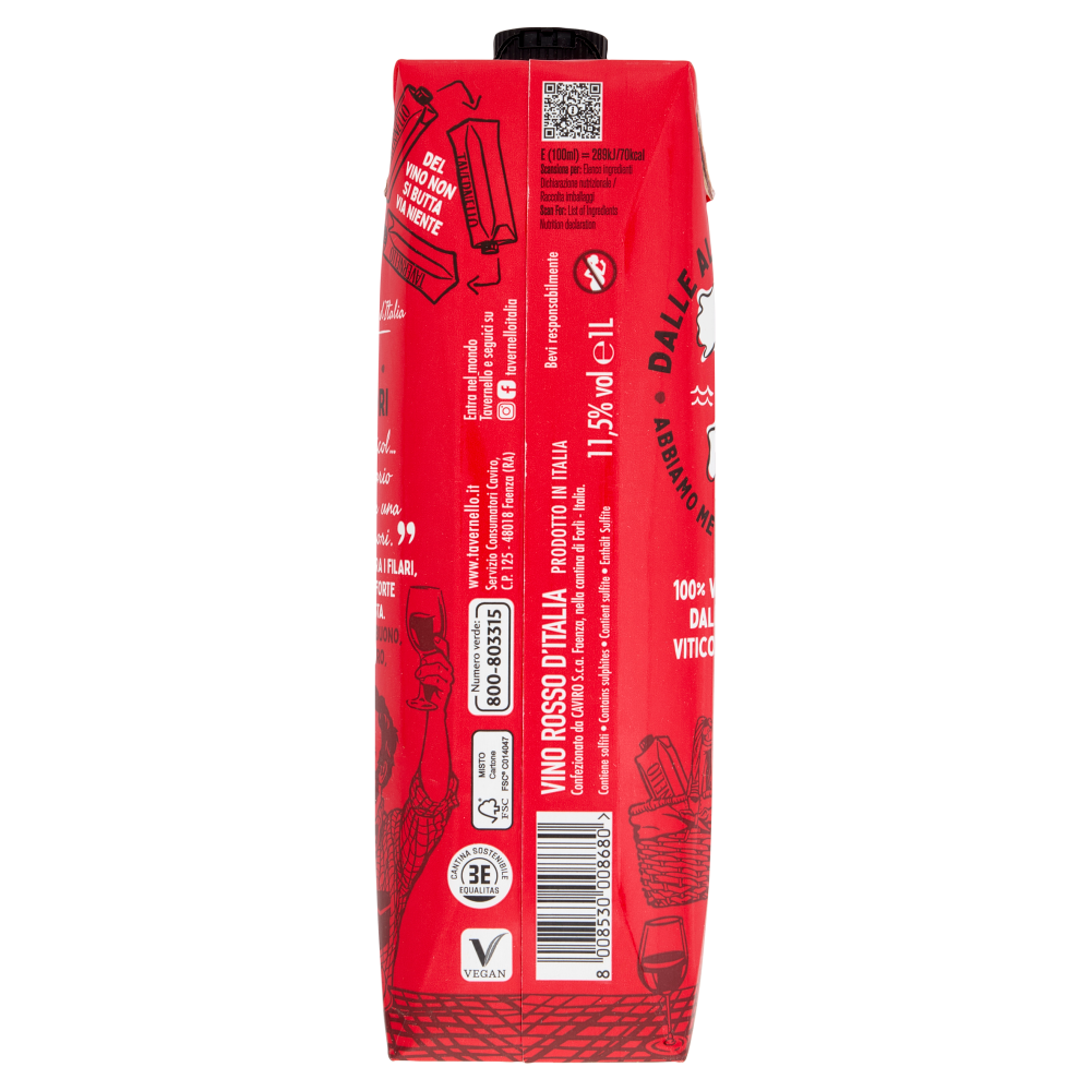 Tavernello Vino Rosso d'Italia 1 L