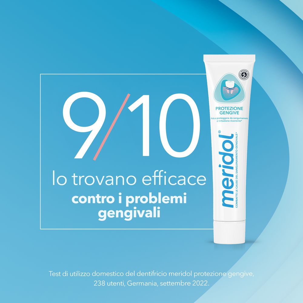 meridol dentifricio Protezione Gengive con effetto antibatterico 75 ml