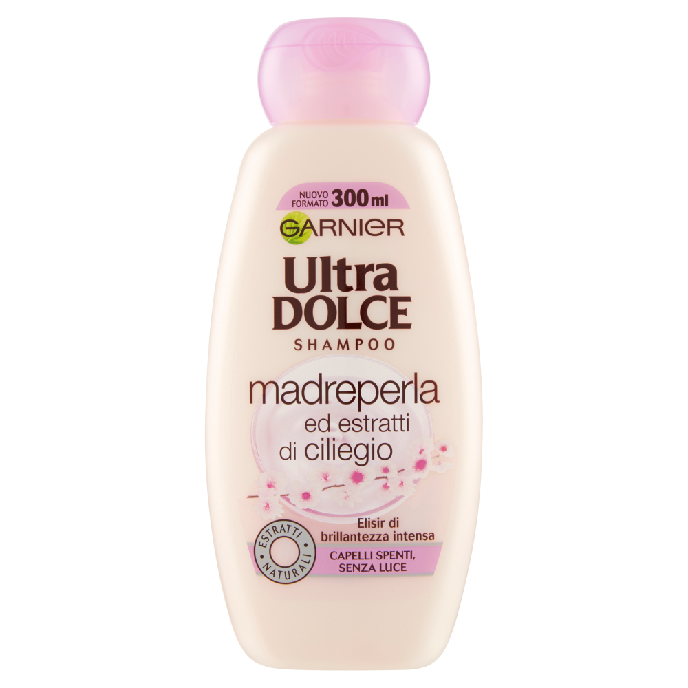 Garnier Ultra Dolce Shampoo Madreperla e Ciliegio per capelli spenti e