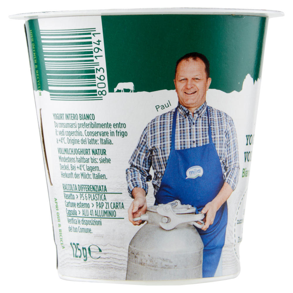 mila Yogurt Intero Bianco 125 g