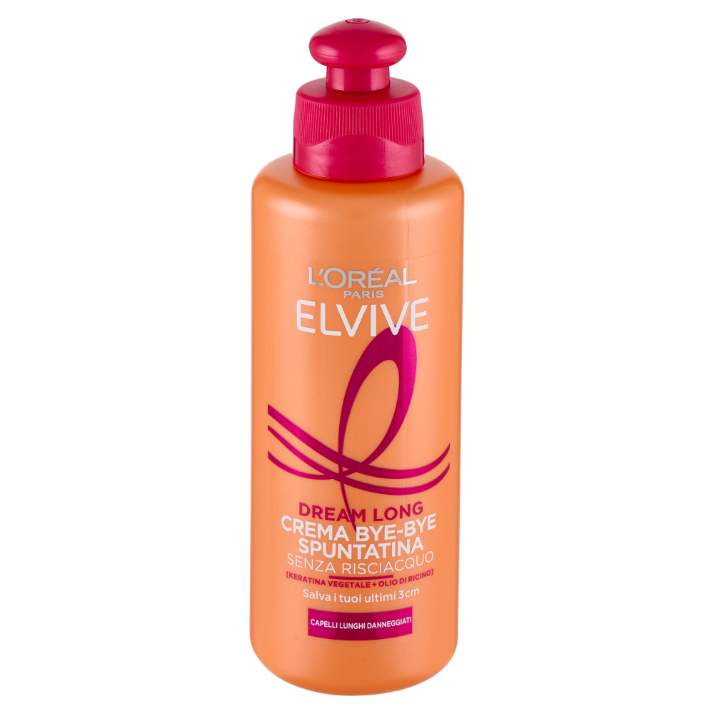 Elvive Dream Long Crema Bye-Bye Spuntatina Senza Risciacquo, per Capelli Lunghi Danneggiati, 200 ml