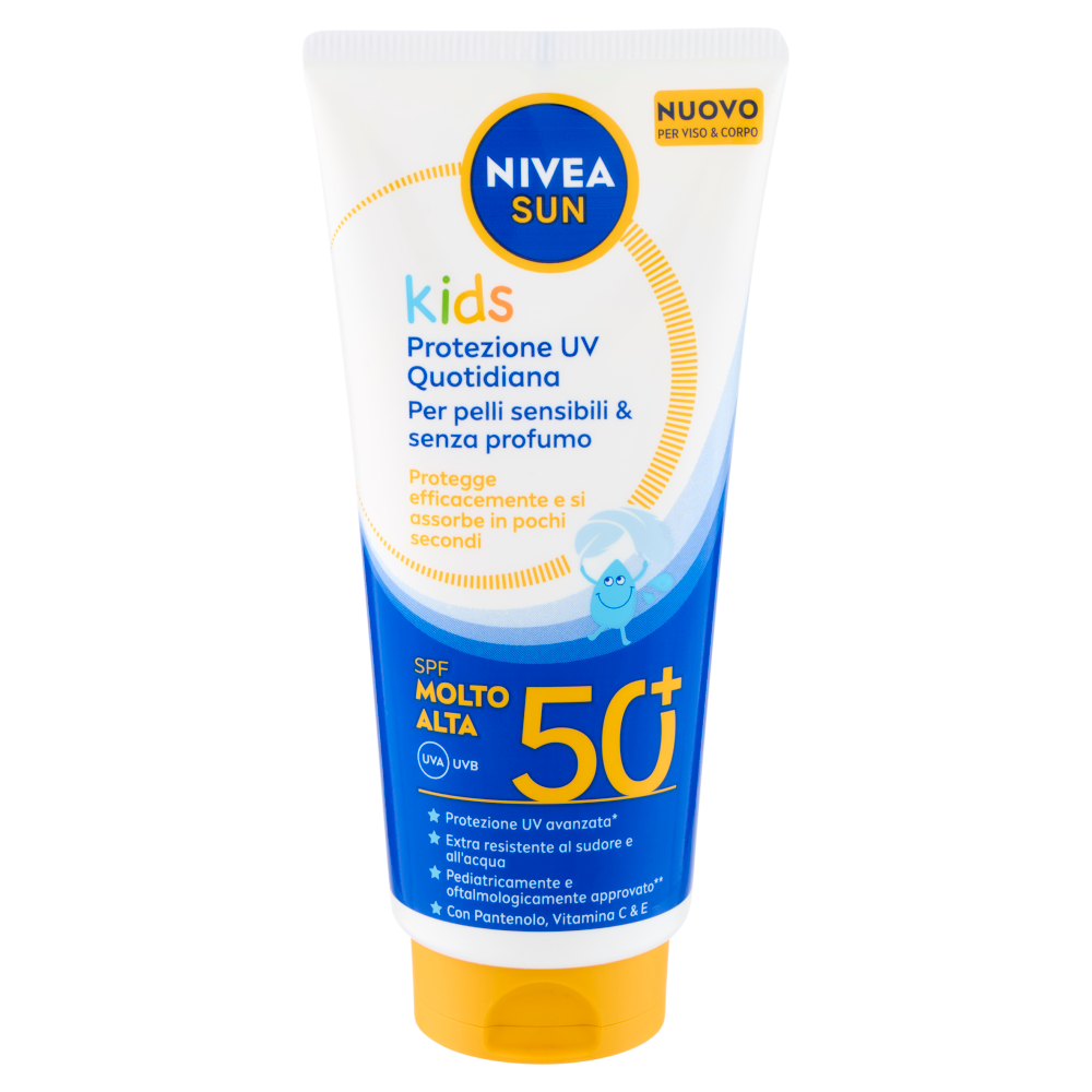 Nivea Sun kids Protezione UV Quotidiana SPF Molto Alta 50+ 100 ml