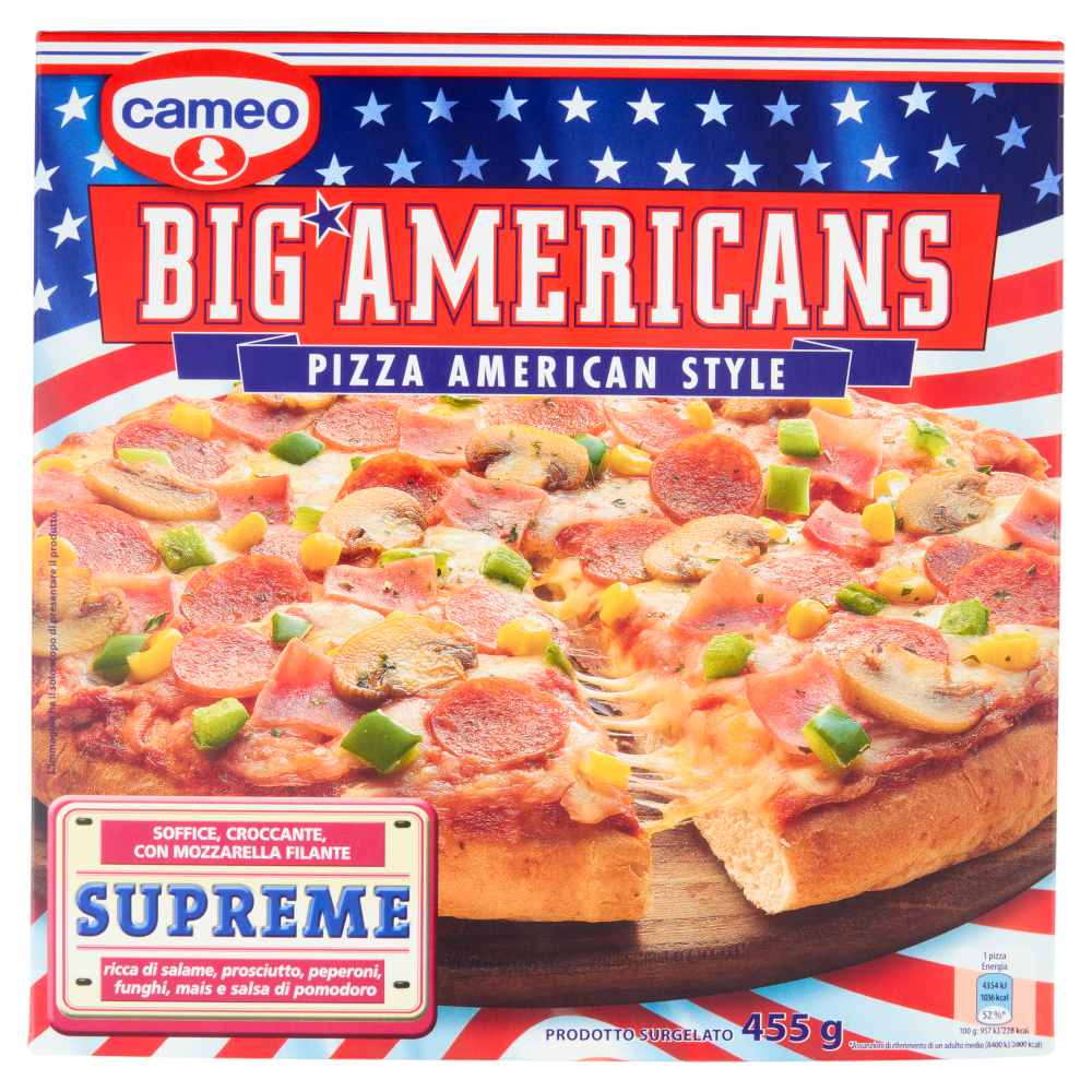 cameo Big Americans Supreme Prodotto Surgelato 455 g