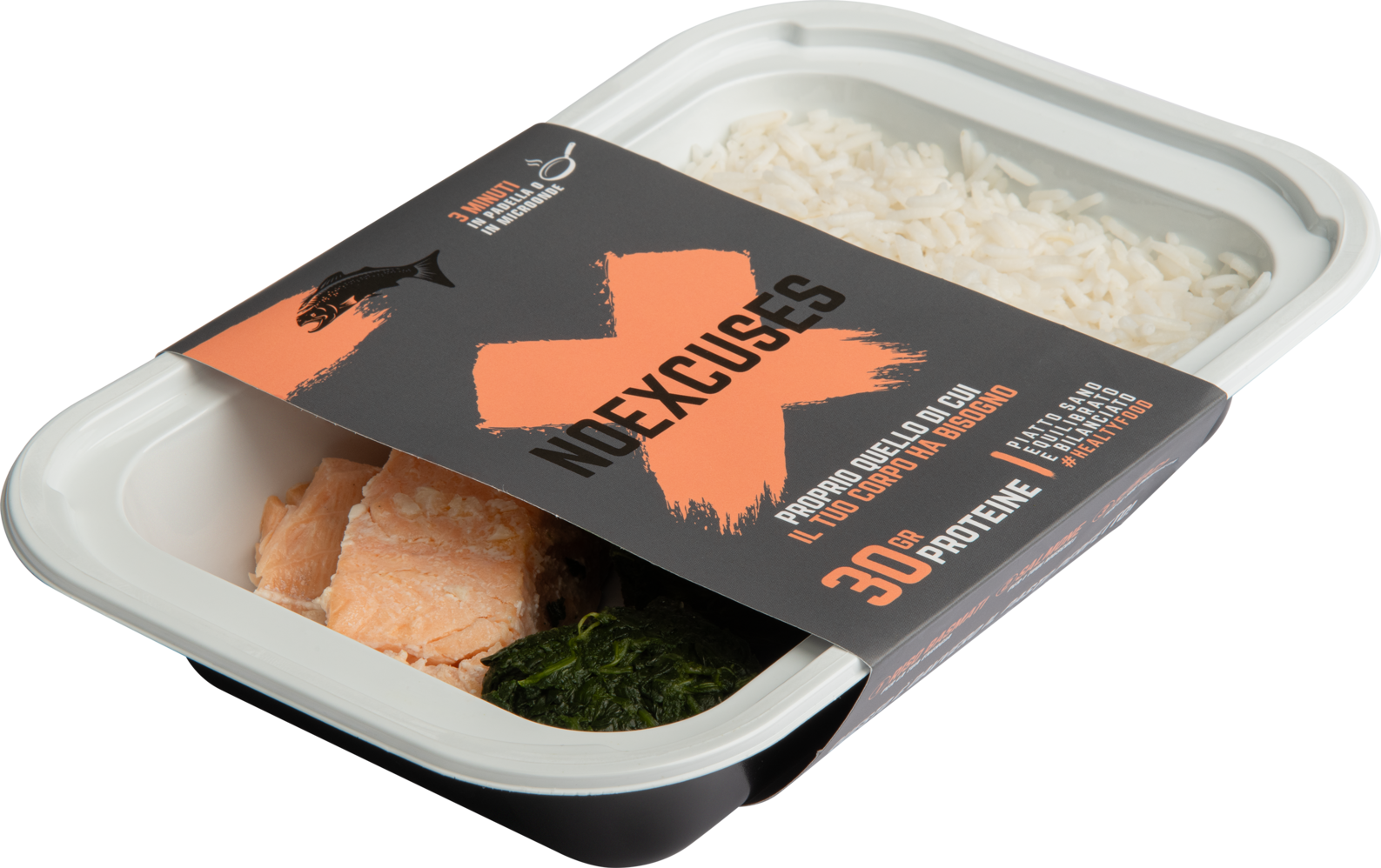 Riso Basmati Salmone e Spinaci