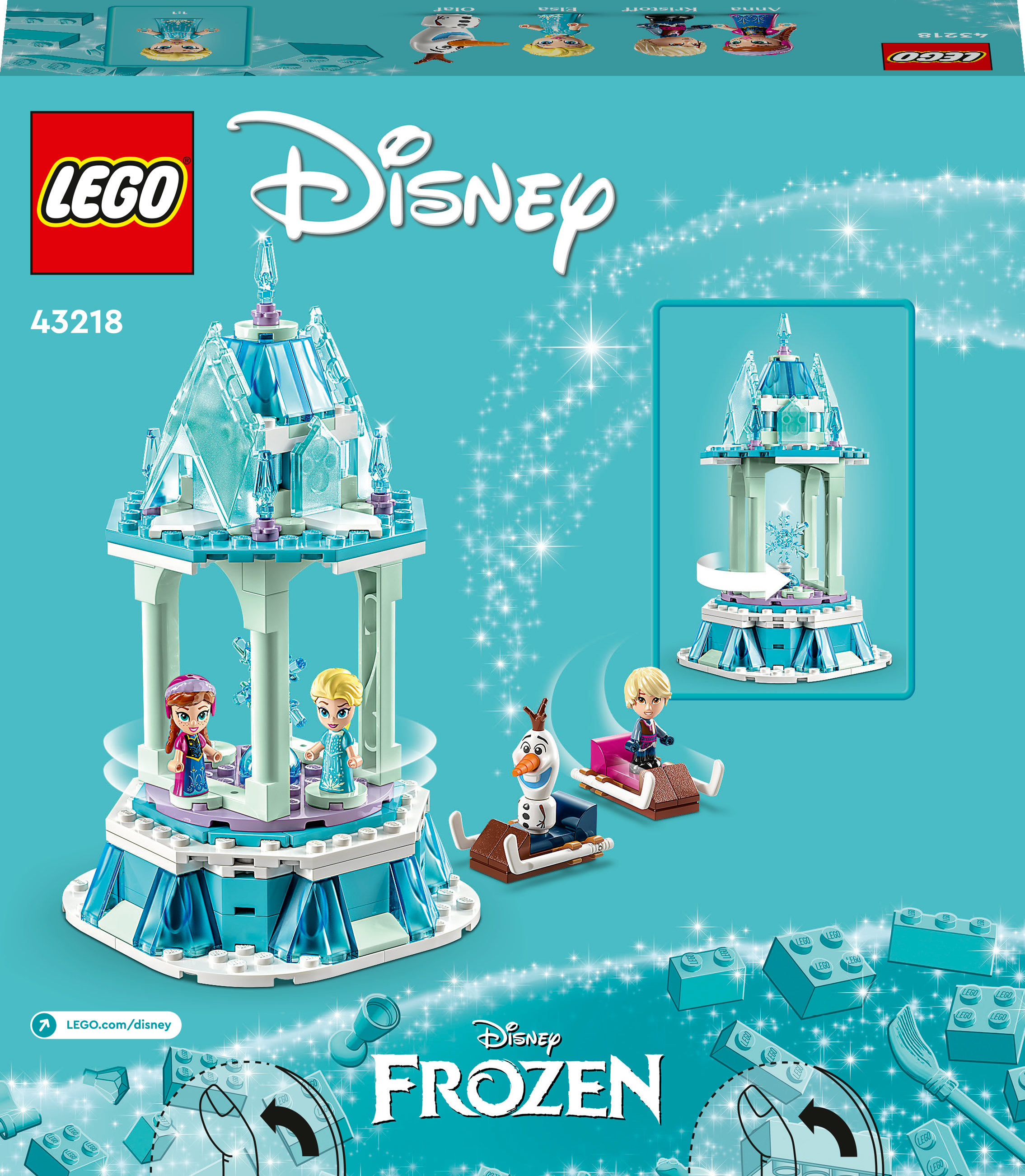 LEGO Disney Princess La giostra magica di Anna ed Elsa