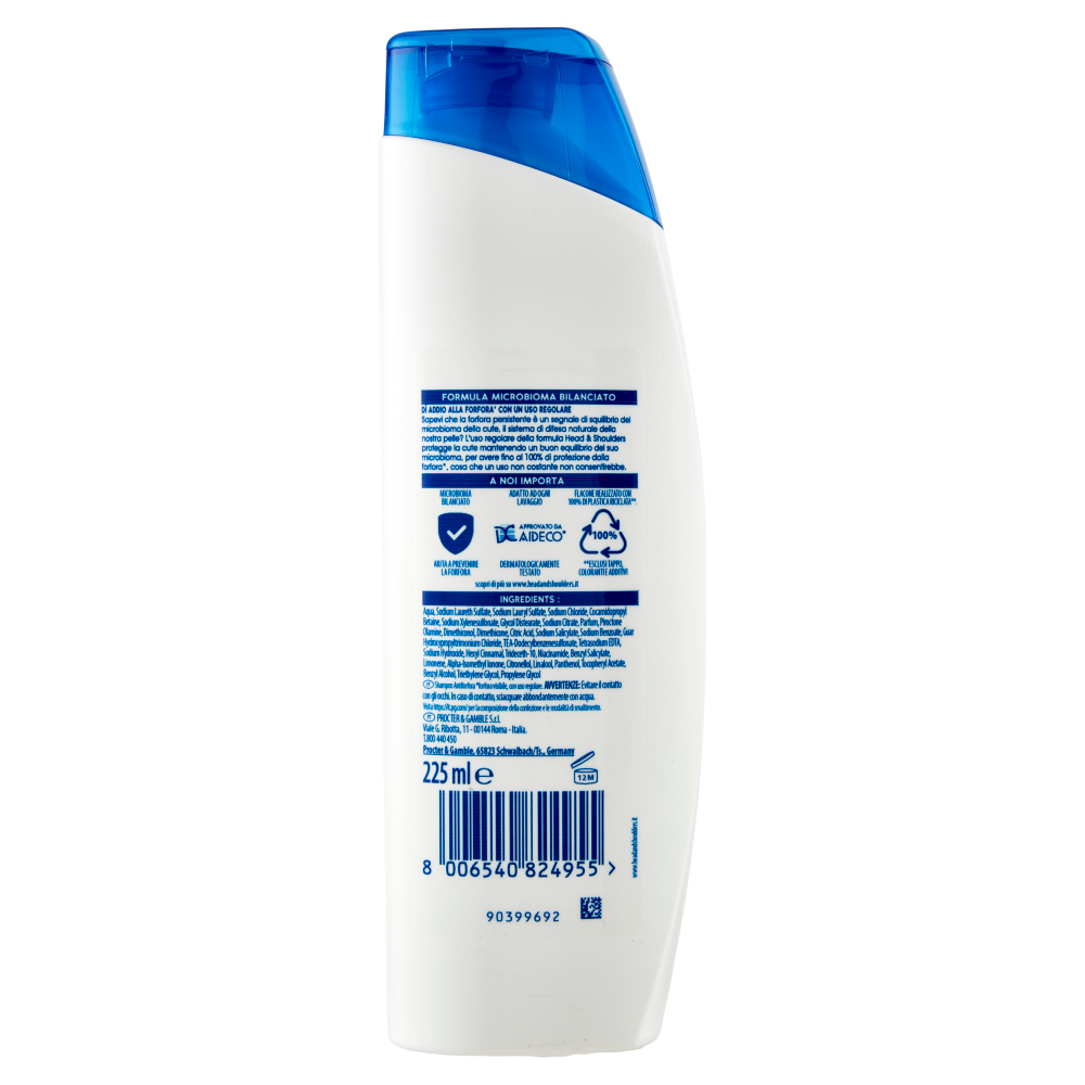 Head & Shoulders Shampoo Antiforfora Lisci & Setosi 225 ml