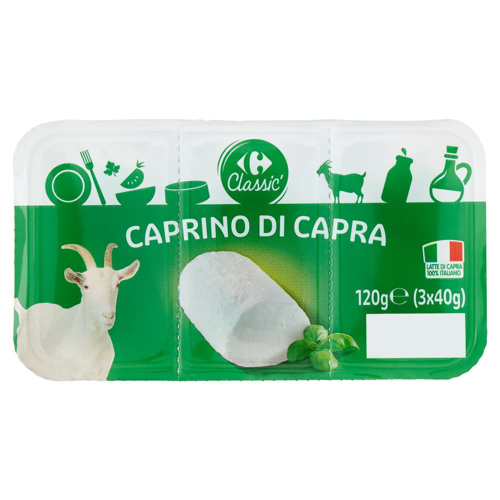 Carrefour Classic Caprino di Capra 3 x 40 g