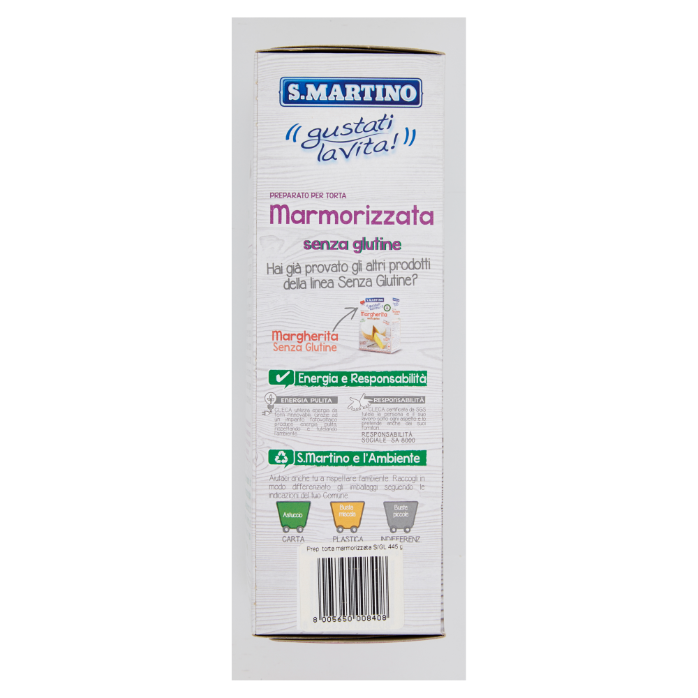 S.Martino gustati la vita! Preparato per Torta Marmorizzata senza glutine 445 g
