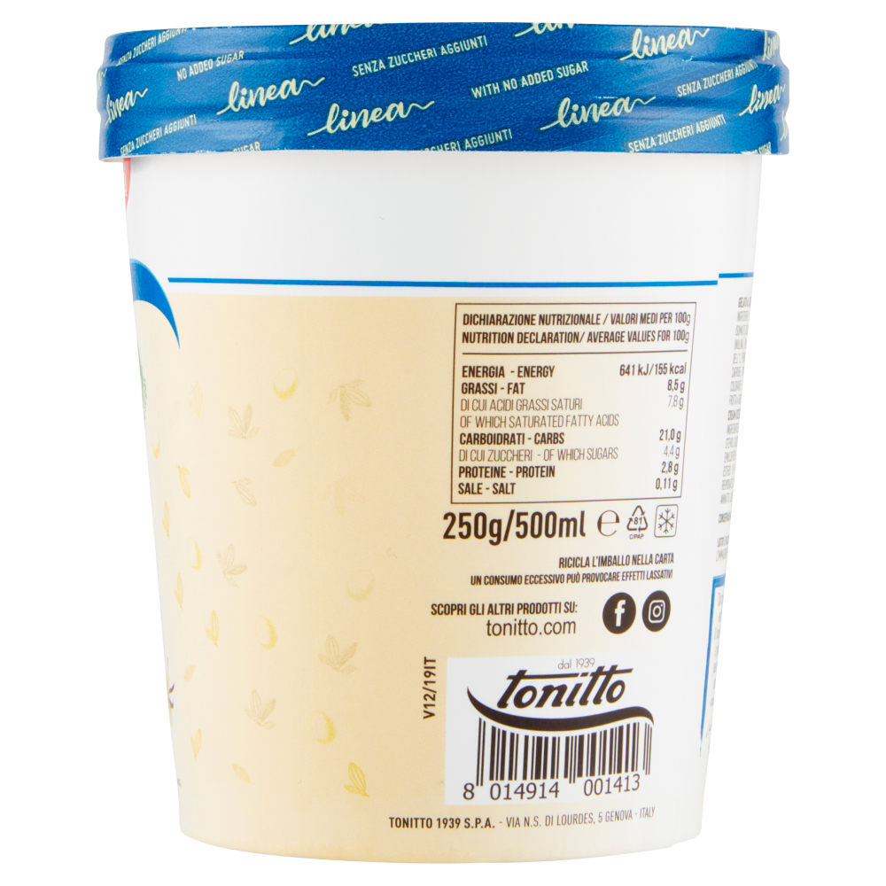 tonitto linea Senza Zuccheri Aggiunti Crema 250 g