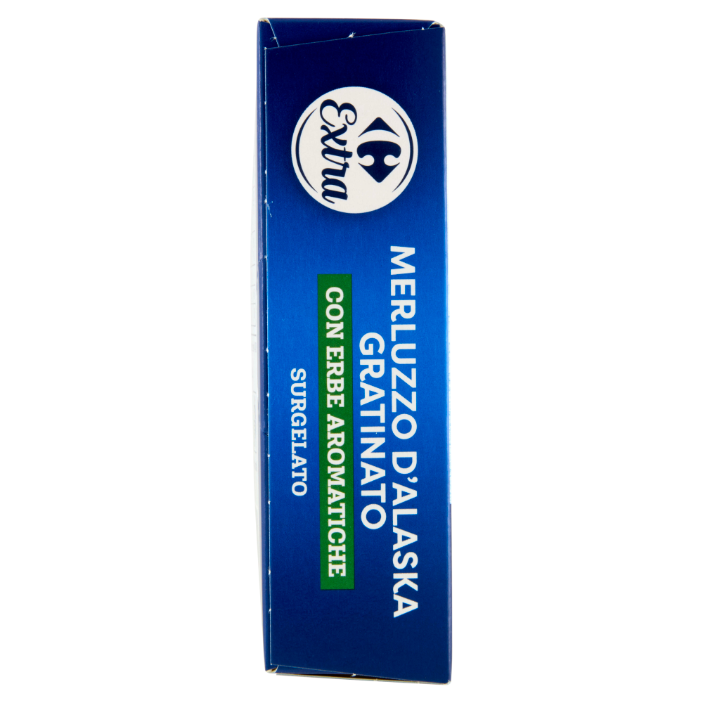 Carrefour Extra Merluzzo d'Alaska Gratinato con Erbe Aromatiche Surgelato 400 g