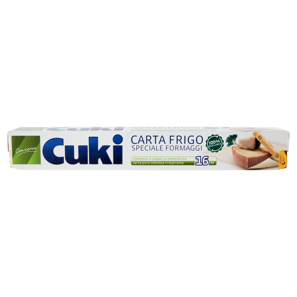 Cuki Conserva Carta Frigo Speciale Formaggi 16 m