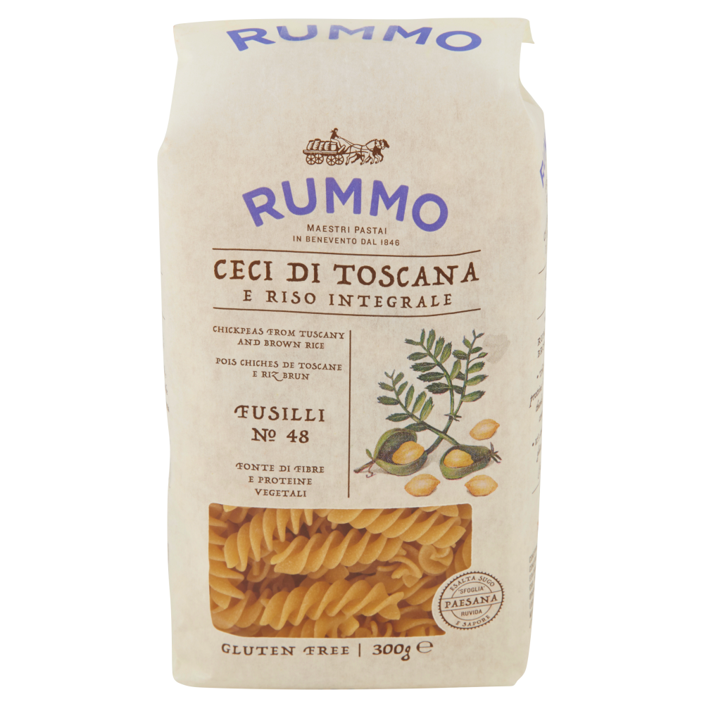 Rummo Ceci di Toscana e Riso Integrale Fusilli N&deg; 48 300 g