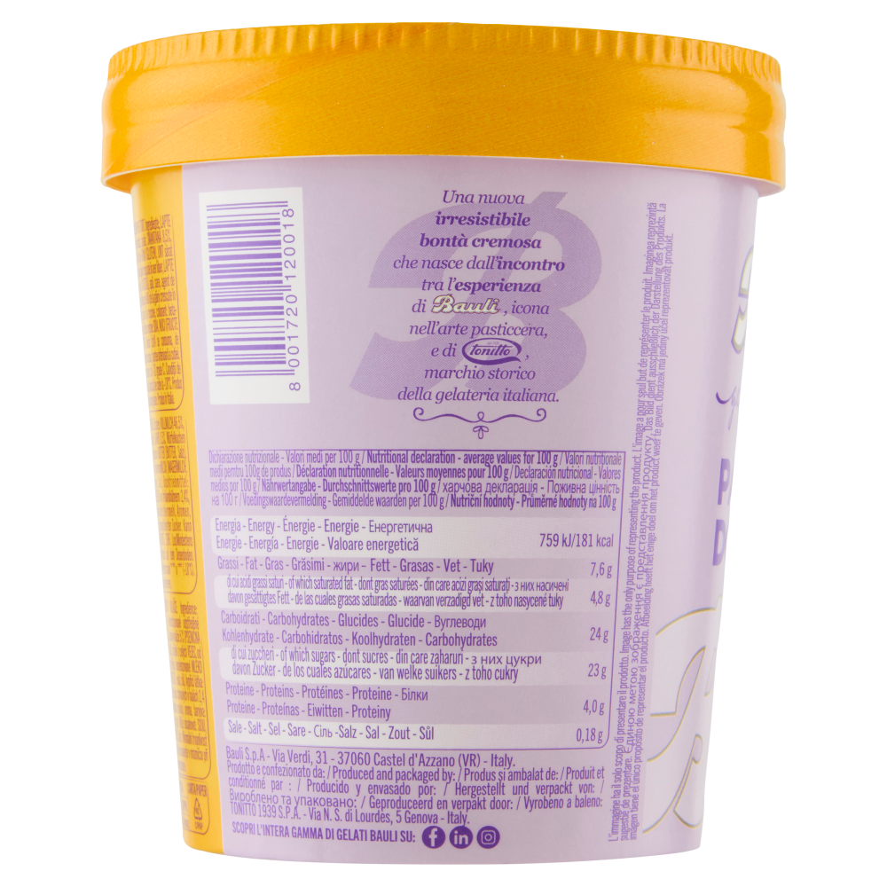 Bauli gelato al sapore di Pandoro 275 g