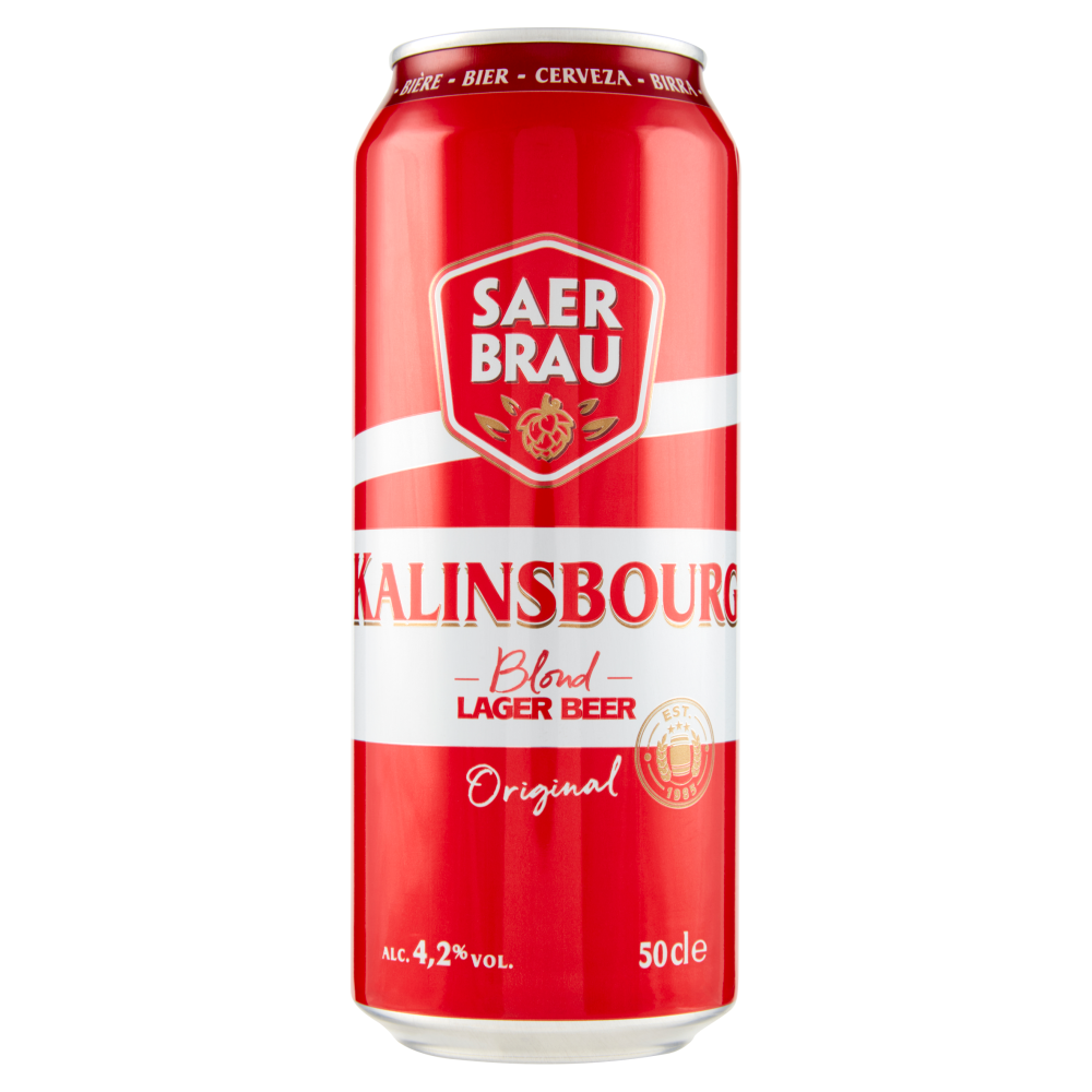 Saer Brau Kalinsbourg Blond Lager Beer 50 cl