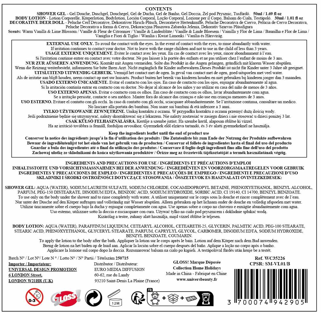 Plush Bath Gift Home Holidays