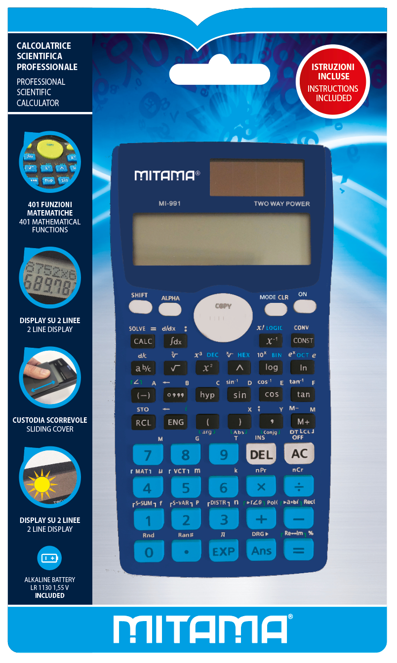 Mitama Calcolatrice Scientifica Genius