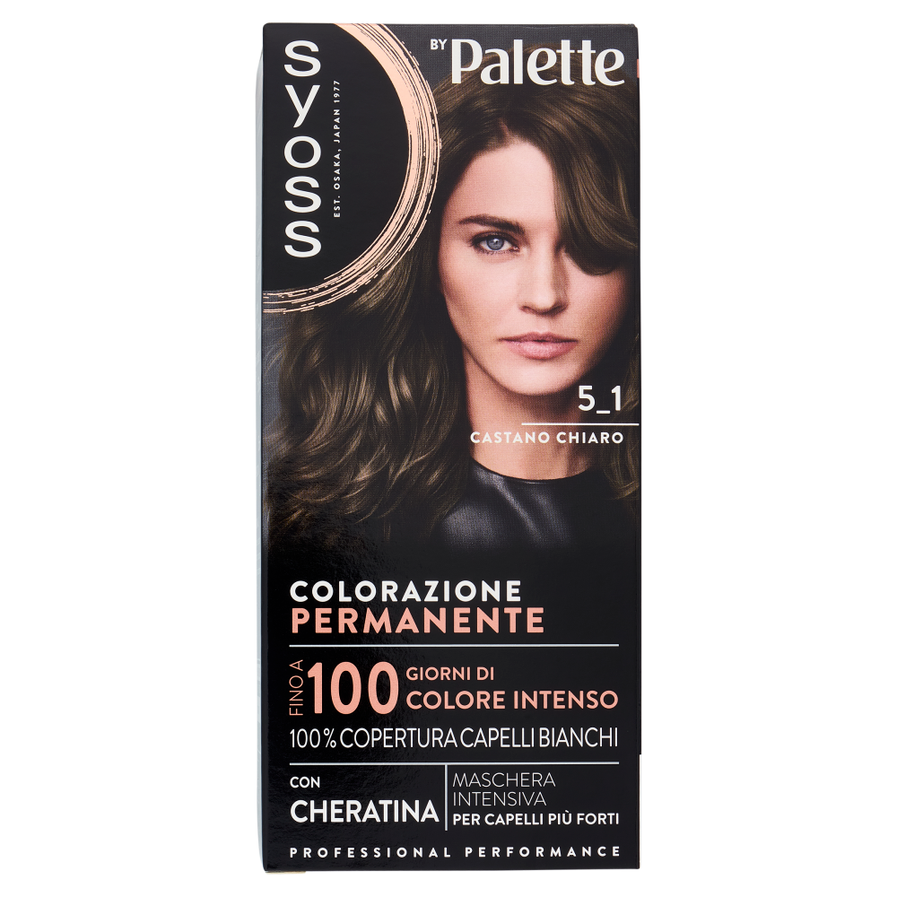 Syoss By Palette Colorazione Permanente 5_1 Castano Chiaro