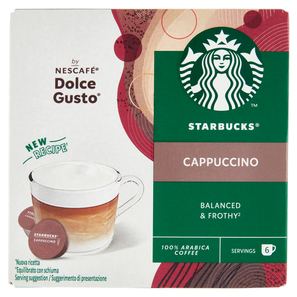 STARBUCKS Cappuccino by Nescafé Dolce Gusto 12 capsule 120 g