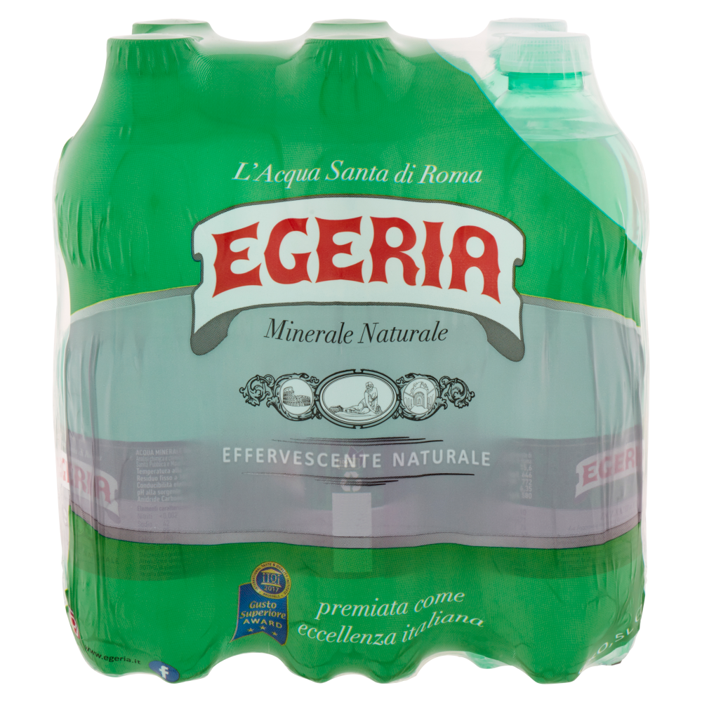Egeria Effervescente Naturale 6 x 50 cl