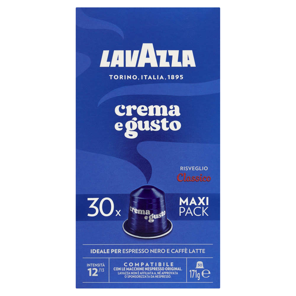 Lavazza crema e gusto Classico Compatibile con Nespresso Original 30  Capsule 171 g