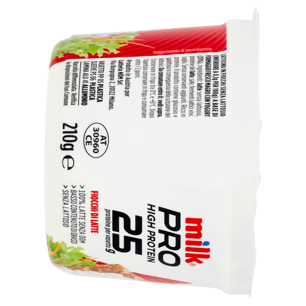 Milk Pro High Protein 25g Fiocchi di Latte 210 g