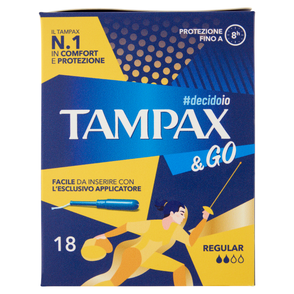 Tampax & Go Regular 18 pz