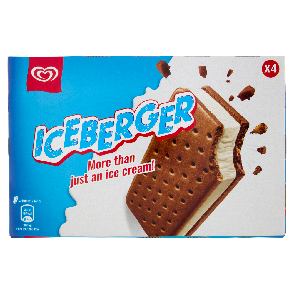 Algida Iceberger 4 gelati 268 g