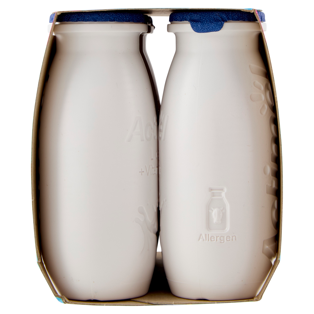 ACTIMEL, Yogurt da Bere con Vit B6 e D per il Sistema Immunitario, 0% grassi, Bianco Naurale, 6X100G