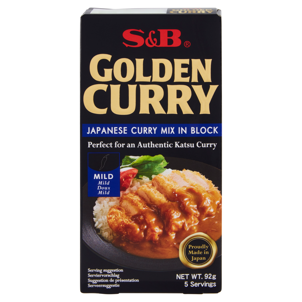 S&B Golden Curry Japanese Curry Mix in Block Mild 92 g