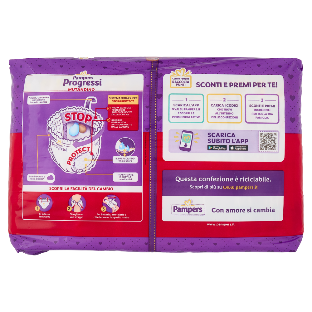 Pampers Progressi Mutandino Maxi 19 + 19 pz