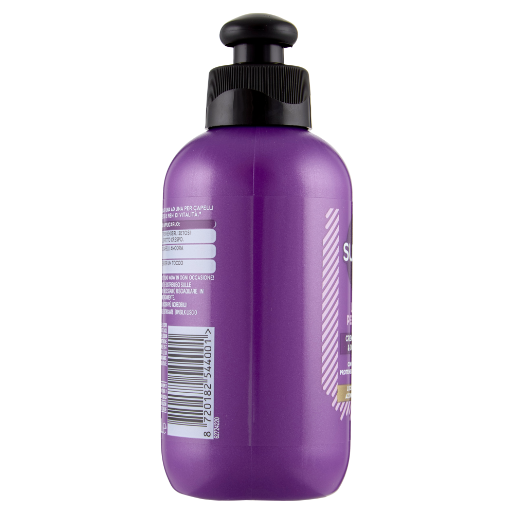 sunsilk Liscio Crema Lisciante & Districante con Olio di Argan, Proteine della Seta e Biotina 200 mL