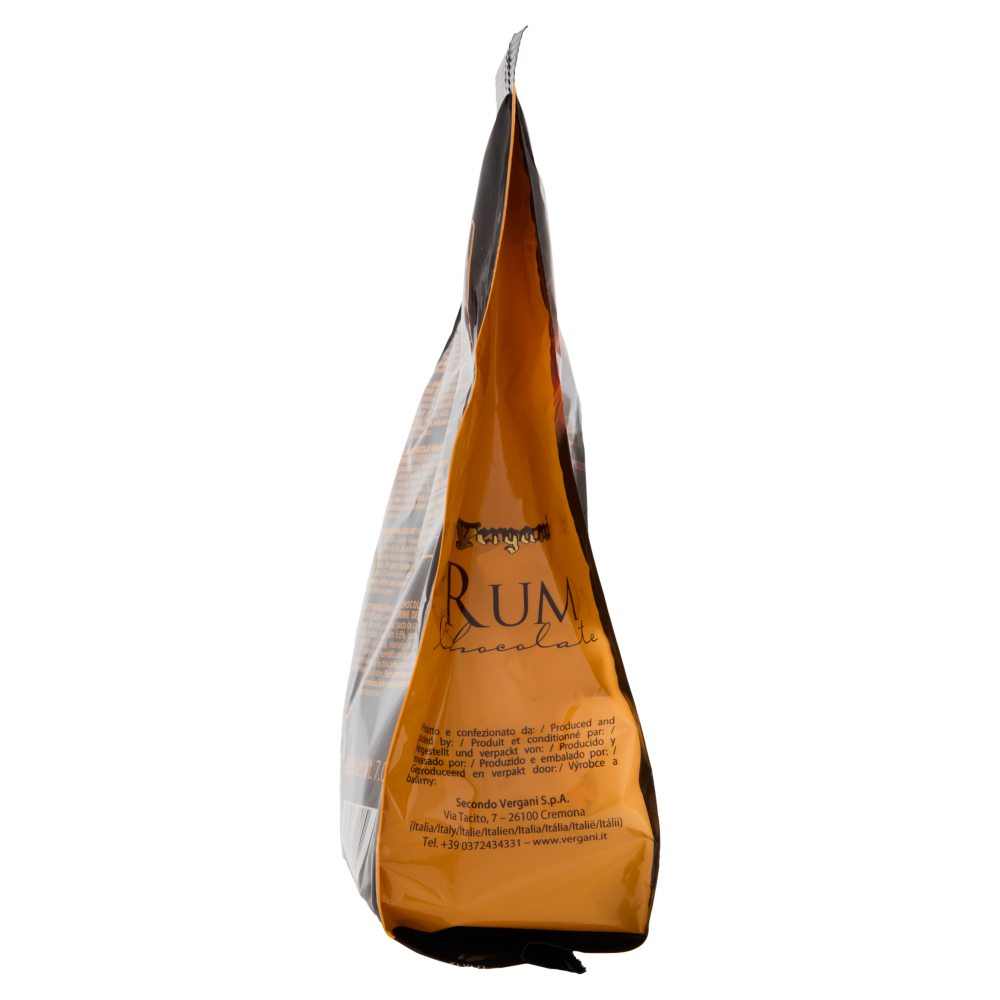 Vergani Rum Chocolate Praline di Cioccolato Fondente 200 g