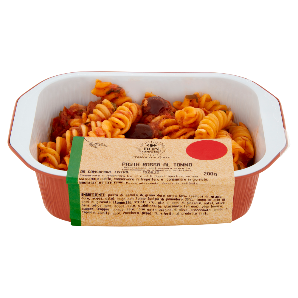 Carrefour Bon app&eacute;tit! Pasta Rossa al Tonno 200 g
