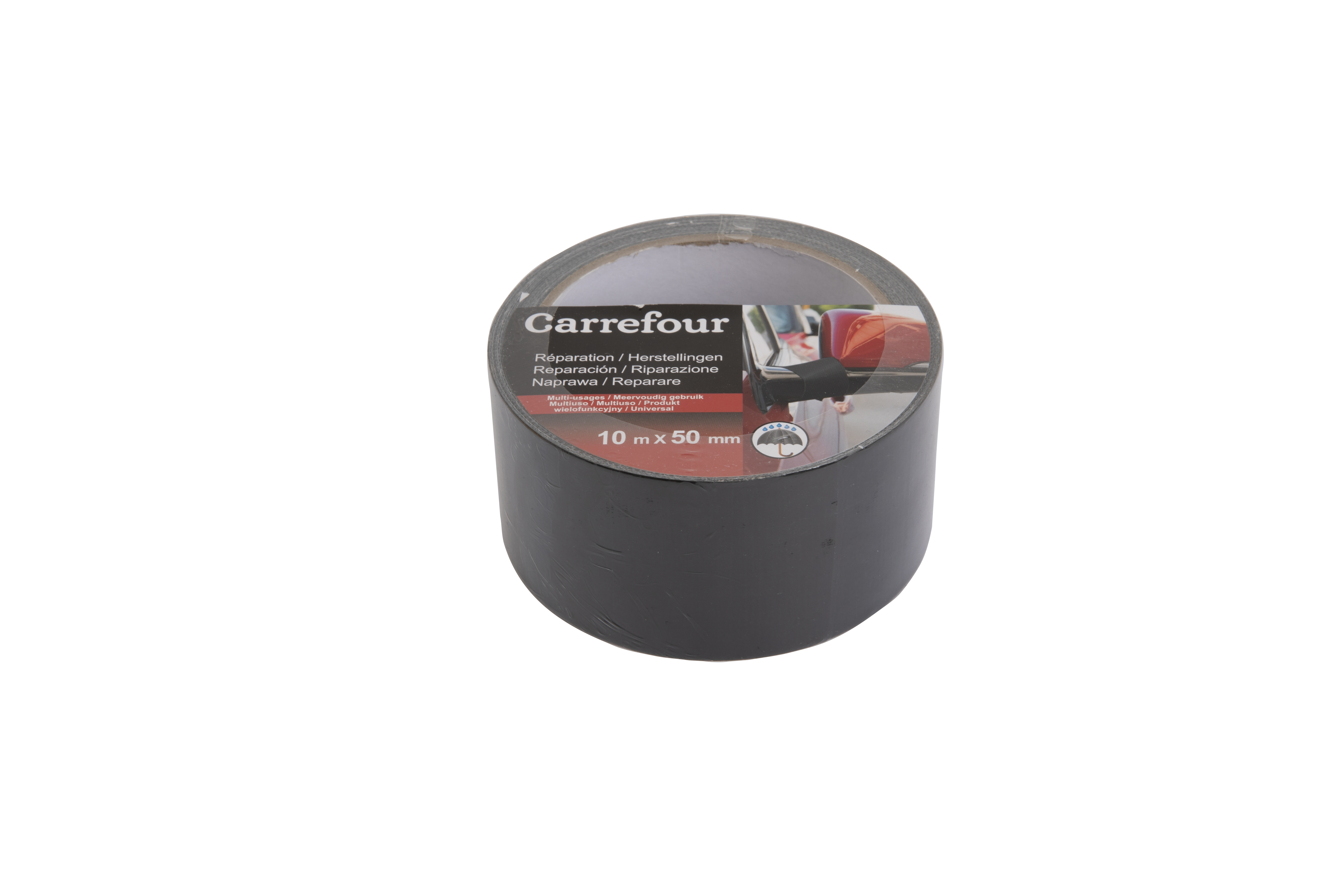 Carrefour Nastro riparazione nero 10x50