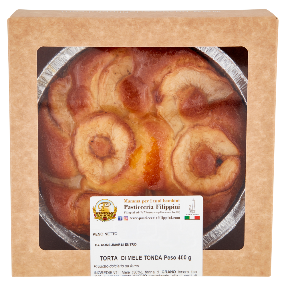 Pasticceria Filippini Torta di Mele Tonda 400 g