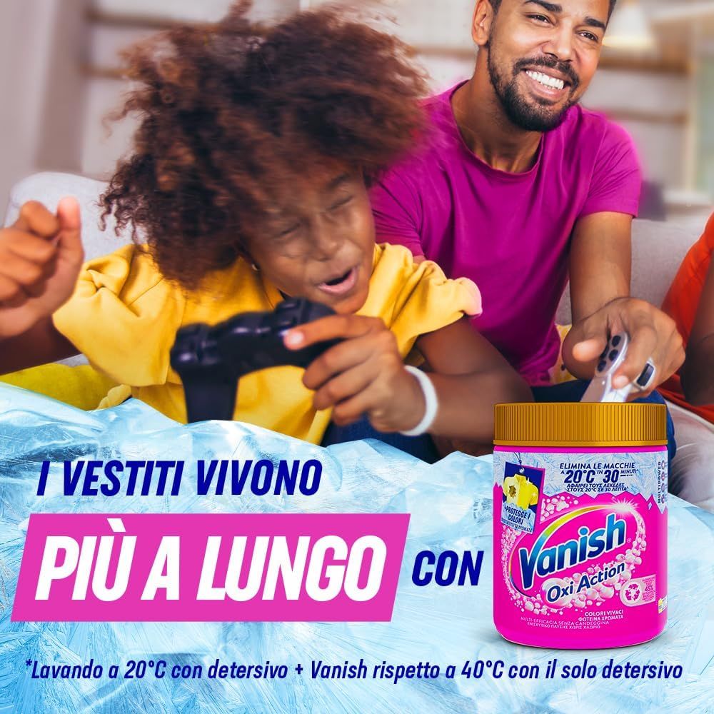 Vanish Smacchiatore Polvere Rosa 1kg