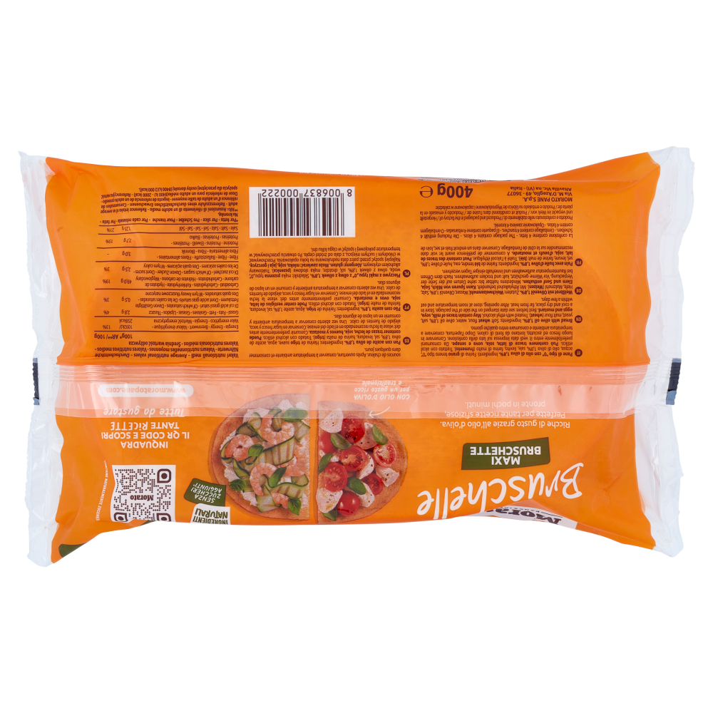 Morato Bruschelle Maxi Bruschette con olio d'oliva 4 x 100 g