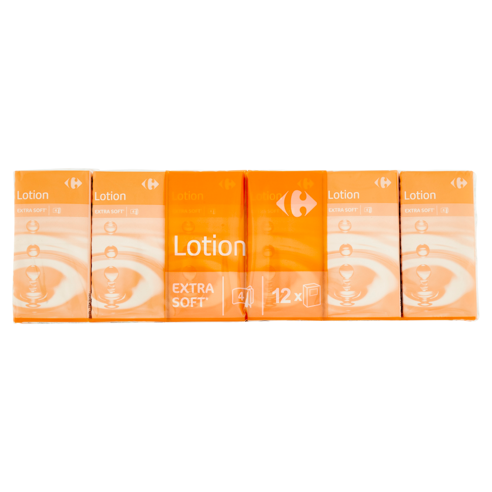 Carrefour Lotion Fazzoletti Extra Soft* 4 Veli 12 pz