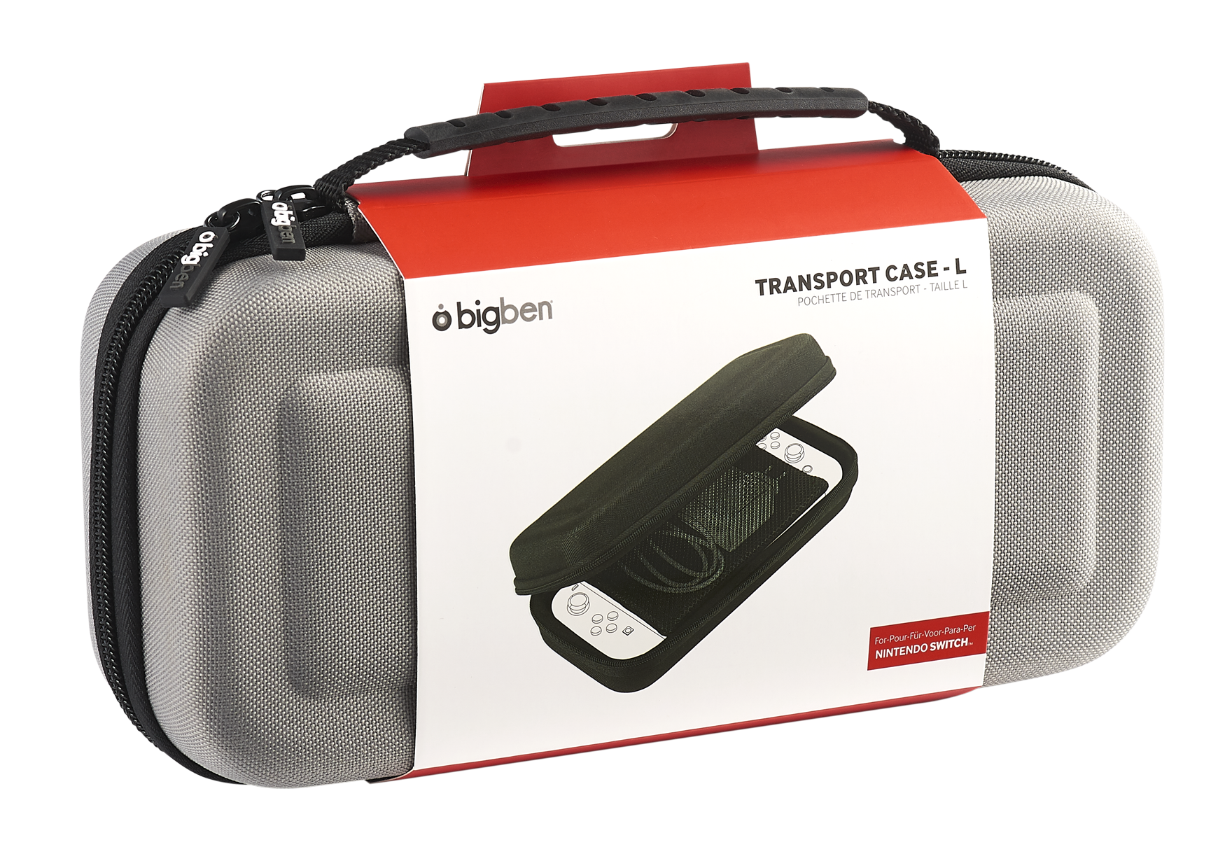 Bigben Interactive SWITCHPOUCHLGREY custodia per console portatile Cover Nintendo Grigio