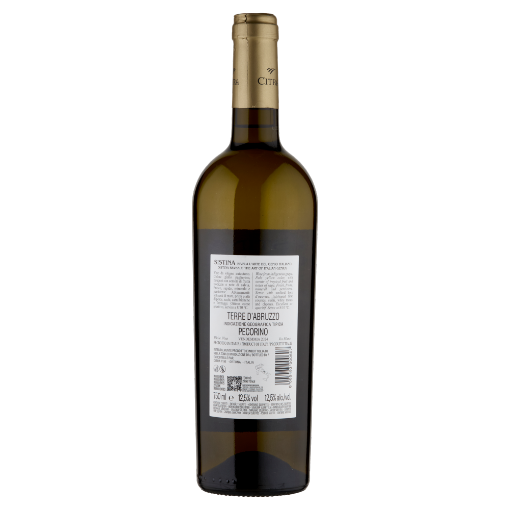 Citra Sistina Pecorino Terre d'Abruzzo IGT 750 ml