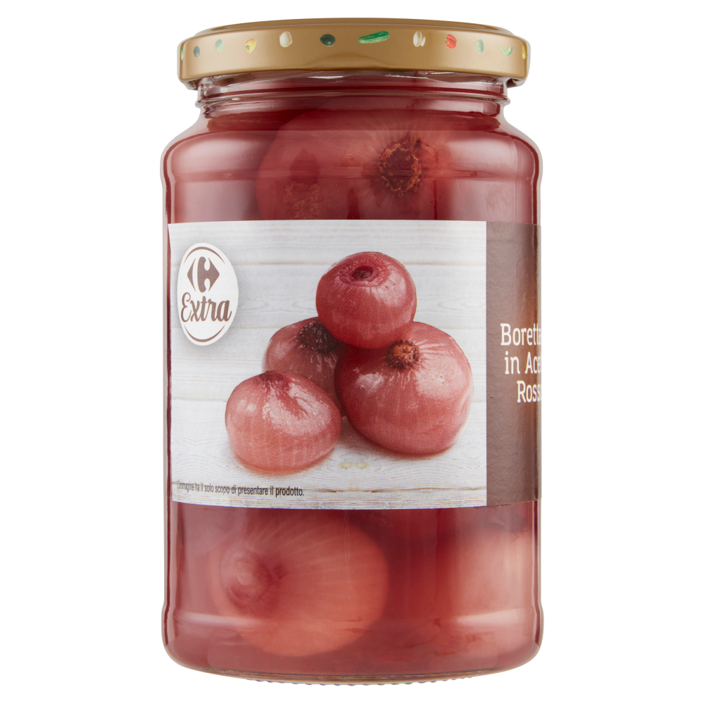 Carrefour Extra Borettane in Aceto Rosso 360 g