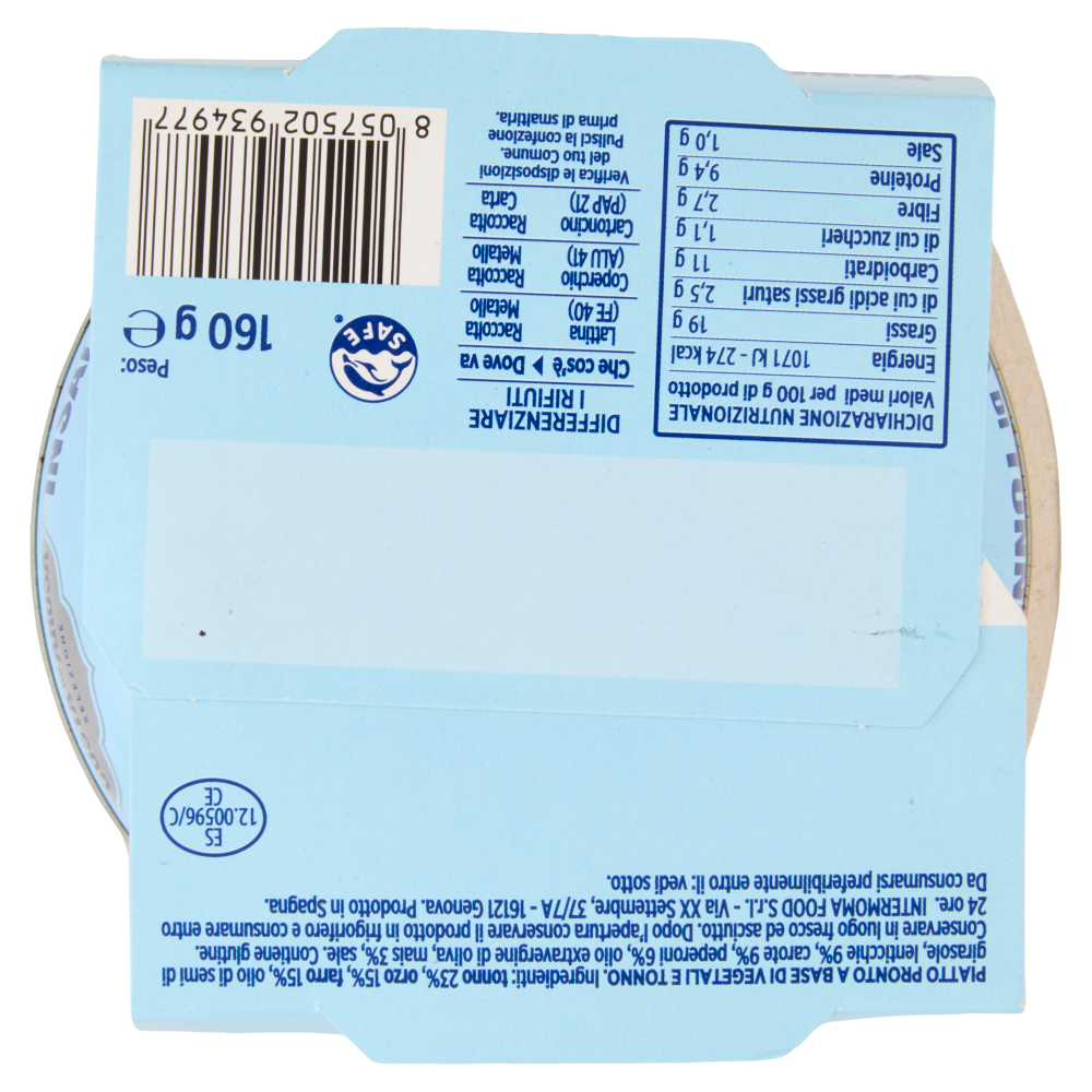 Costa de Arosa Insalatonna Orzo e Farro 160 g