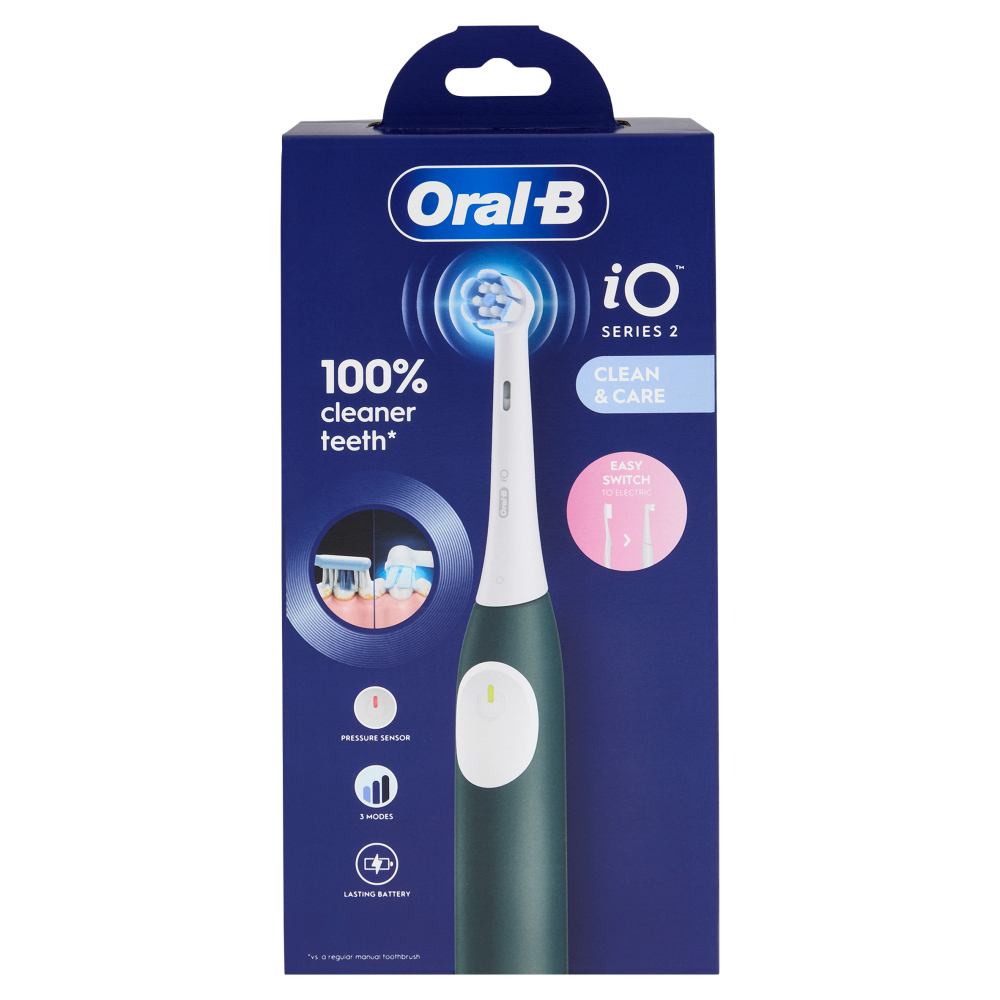 Oral-B iO Series 2 Spazzolino Elettrico Denti Ricaricabile Verde