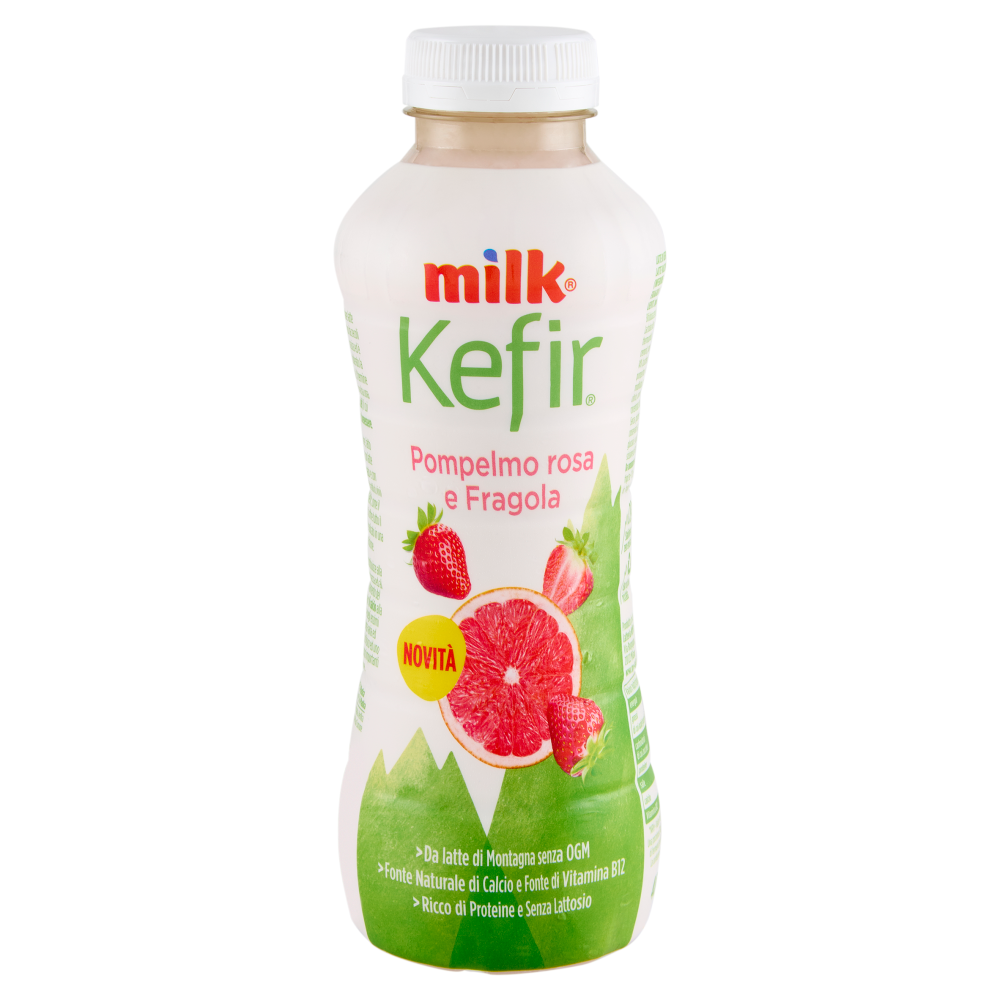 Milk Kefir Pompelmo rosa e Fragola 480 g