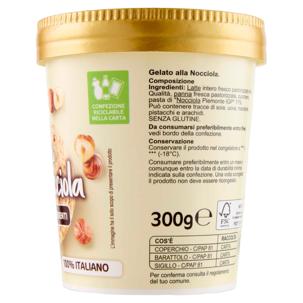 Carrefour Sensation Gelato alla Nocciola 300 g